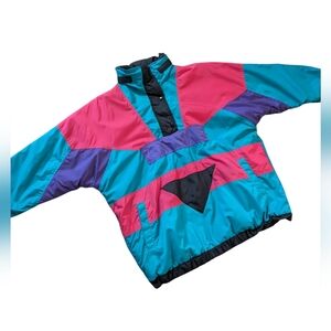 90s Colorblock Ski Coat